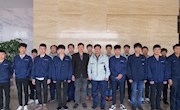 学院走访用人单位看望就业实习学生