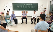 副院长廖忠明深入基层学工队伍中调研工作