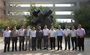鲁班锁雕塑亮相我院校园