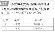 我院荣获“南方测绘杯”第二届全国测绘地理信息职业院校大学生虚拟仿真测图大赛一等奖