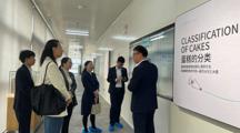 旅游与外语学院党总支书记罗媛一行带领学生开展访企拓岗促就业活动