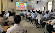 汽车机电学院组织师生集中观看党的二十大开幕会盛况