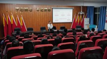 副院长叶超飞给商学院师生宣讲两会精神