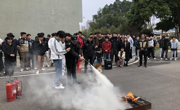 汽车机电学院开展2025年春季消防应急疏散演练
